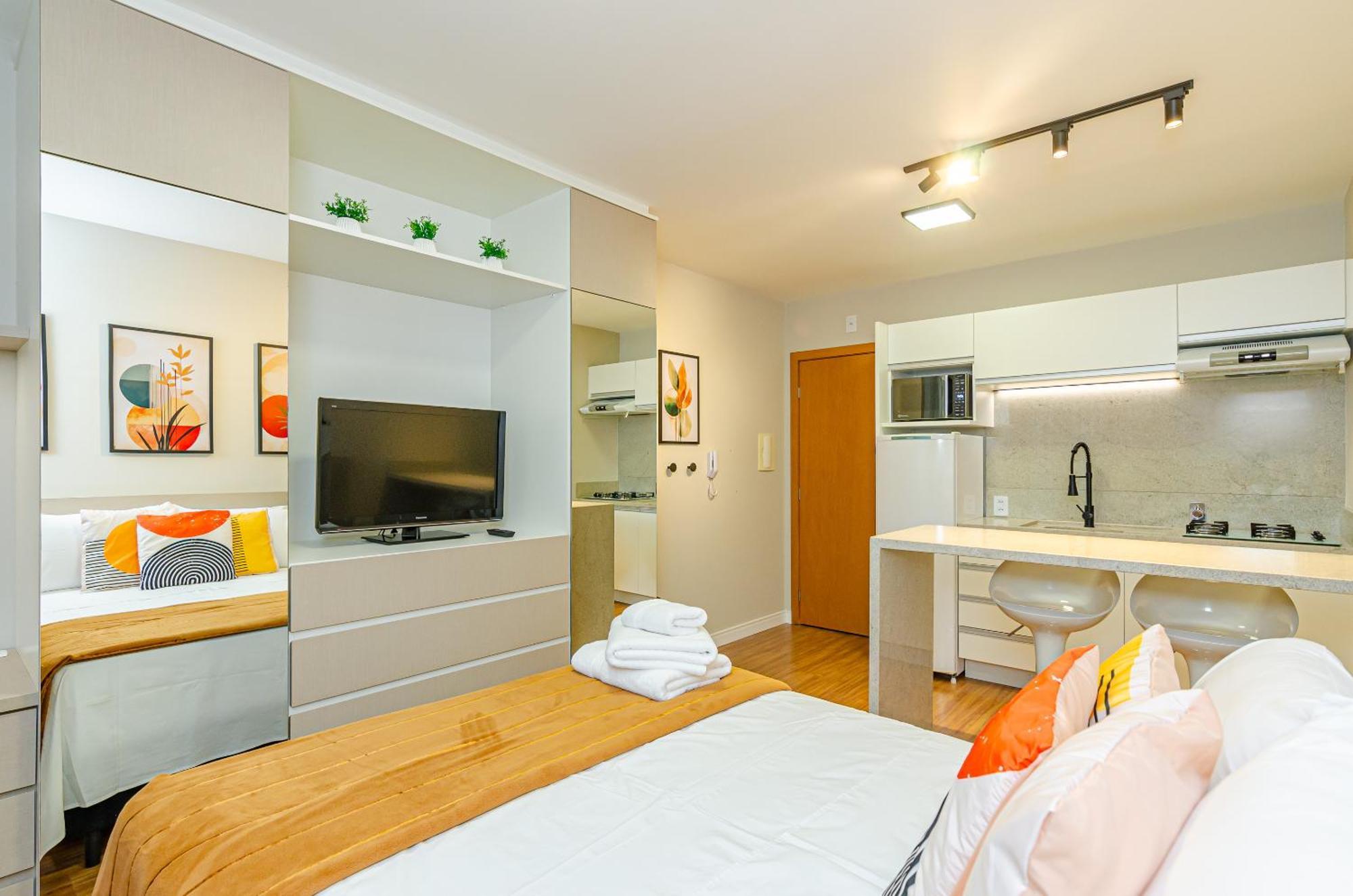 Apartamento 25º A, Sacada E Linda Vista No Hydepark By Urooms Curitiba